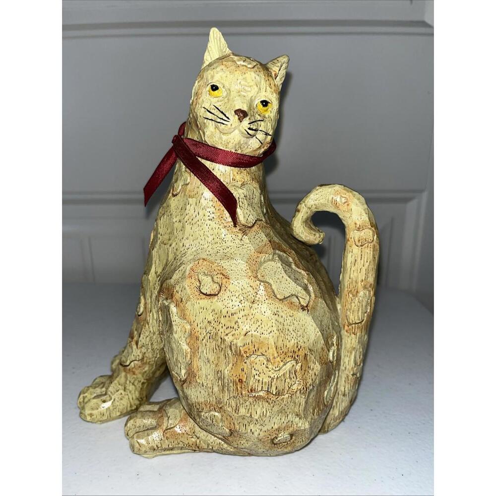 Ganz 9" Cat Figurine Yellow Tabby